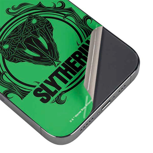 Wizarding Worlds Harry Potter Slytherin Illustration iPhone 14 Pro Skin